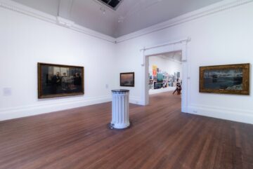 Members of the public with dog face painting on Blackpool's Promanade. Part of the Blackpool Pet Tastic event.